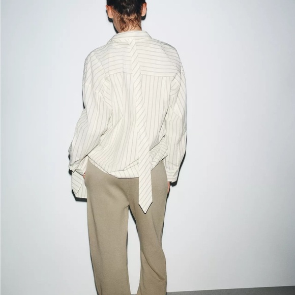 New Zara Stone Sweatpants Pants Joggers  Size Small - Picture 6 of 10